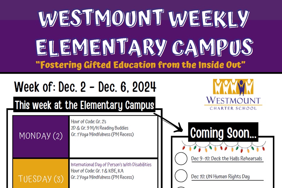 Elementary Weekly News